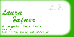 laura hafner business card